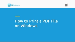 How to Print a PDF File on Windows [upl. by Kenwrick926]