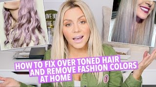 How To Fix Over Toned Hair At Home [upl. by Willamina]