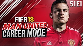 PAULO DYBALA SIGNS FOR MAN UNITED  FIFA 18 Manchester United Career Mode  S1 E1 [upl. by Etnomal262]