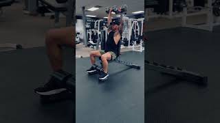 Alternating seated dumbbell overhead press [upl. by Jill]