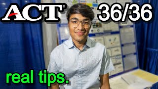 ACT Tips amp Tricks that ACTUALLY work minimal studying in 2024 [upl. by Gnut]