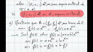 Espaces vectoriels Bac2 science math exercice30 [upl. by Mikiso]