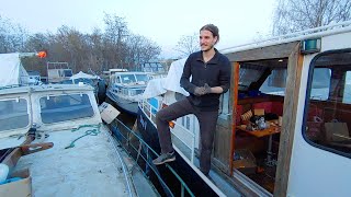 Replacing Old Boat Windows  Week 10  Vintage Yacht Restoration Vlog [upl. by Ardnasac]