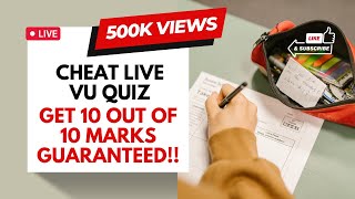 Hack VU Quiz  Get Full Marks Guaranteed 💯✍️  🔥 Hack 🔒 Quiz Firewall  Virtual University 🎓 [upl. by Sseb]