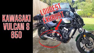 Kawasaki Vulcan S 650 Delkevic Full Exhaust System [upl. by Goldshlag208]