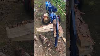 Industrial wood splitting 2 [upl. by Schafer427]