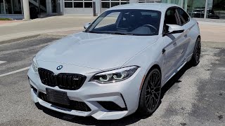 BMW M2 Competition Walkaround  Hockenheim Silver [upl. by Amilah]