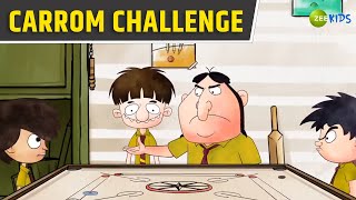 Carrom Challenge  Badrinath and Budhdeb  Comedy Cartoon  Hindi Cartoon  Zee Kids [upl. by Nuahsor300]