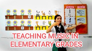 TEACHING MUSIC IN ELEMENTARY GRADES  DEMONSTRATION TEACHING  PITCH amp RHYTHM  KODALY METHOD [upl. by Evered]