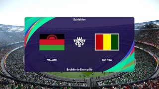 Malawi vs Guinea 09092023 Africa Cup of Nations PES 2021 [upl. by Nayrb640]