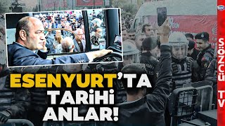 Esenyurtta Tarihi Anlar CHPli Vekil Otobüsü Kullanarak Alana Girdi Polis Çemberi Aşıldı [upl. by Sharlene]