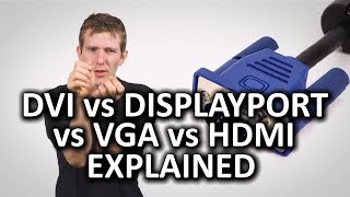 HDMI DisplayPort VGA and DVI as Fast As Possible [upl. by Htnamas]