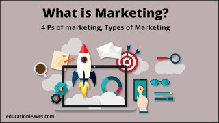 What is Marketing  4 Ps of marketing  Types of Marketing [upl. by Barthel]