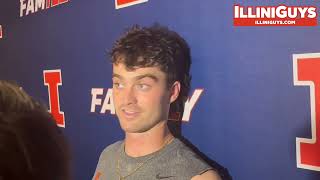 Illinois QB Luke Altmyer Preseason Media Session  Aug 25 2024 [upl. by Nnylkcaj]