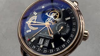 Blancpain Leman Tourbillon Semainier Grande Date 2925363053B Blancpain Watch Review [upl. by Adnihc]