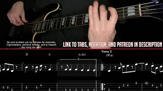 Bob Marley  Is This Love Bass Line wtabs and standard notation [upl. by Adaline]