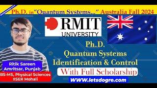 PhD in Australia with Scholarship  RMIT Melbourne [upl. by Orlina]