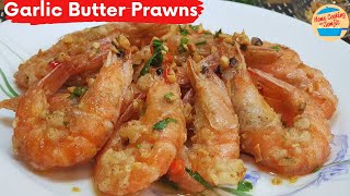 7 Mins Garlic Butter Prawns  Garlic Butter Shrimp for Family [upl. by Lati]