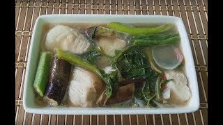 how to cook sinigang na baboy with gabi [upl. by Isdnil]