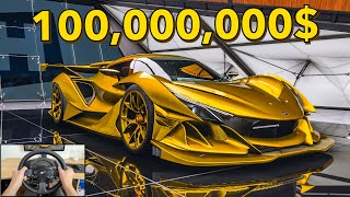 0 Vs 100000000 Car in Forza Horizon 5  Steering Wheels Gameplay [upl. by Eadas]