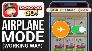 How You can Do Airplane Mode Glitch in Monopoly Go 2024  New Method [upl. by Mighell]