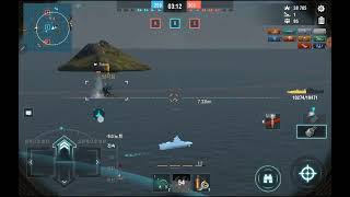 World of Warships Blitz  Tier 5 Spanish Cruiser Galicia 02 [upl. by Eilac]