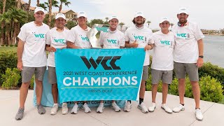 Pepperdine Men Cruise to WCC Golf Title [upl. by Fatma482]