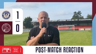 Hungerford Town FC 1  0 Taunton Town FC  Post Match Interview  Southern League Premier South [upl. by Graehme490]