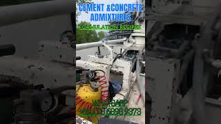 CEMENT AND CONCRETE ADMIXTURES FORMULATION RECIPEacceleratorplasticizeractivatorwaterproof [upl. by Ojadnama743]