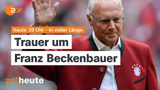 heute 1900 Uhr vom 080124 Franz Beckenbauer verstorben Landwirte starten Protestwoche english [upl. by Wilhelmina]