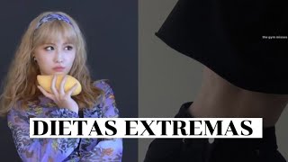 DIETAS EXTREMAS ECHAS POR IDOLS DE KPOP VERSION FEM [upl. by Nahtnamas]