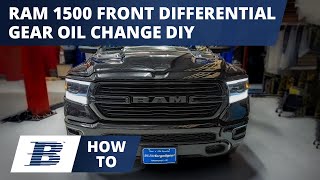 Ram 1500 Front Differential Fluid Gear Oil Change DIY 20122024 [upl. by Atul]