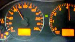 Toyota Avensis 24 vvti Aut 60120 kmh approx 40 to 75 mph in 3rd gear [upl. by Idnerb]