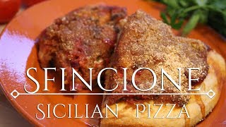 Sicilian Pizza  Original Italian Recipe [upl. by Imekawulo]