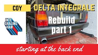 COY Delta 16v rebuild episode 1 [upl. by Annayram408]