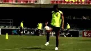 Ronaldinho crossbar trick [upl. by Aynekat]