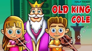 Old King Cole  Nursery Rhymes And Kids Songs With Lyrics [upl. by Lecirg]