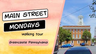 Greencastle Pennsylvania  walking tour [upl. by Nairbal]