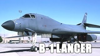 This US Giant Aircraft Can Fold its Wings to go Faster  Rockwell B1 Lancer History [upl. by Noryd]