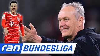 Christian Streich schwärmt von Traumtor quotErst der Wirtz jetzt der Musialaquot  ran Bundesliga [upl. by Lotta]