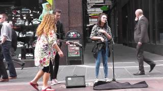 Busking Duo Buchanan Street Glasgow Scotland [upl. by Bushore]