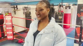 “ITS MY TIME NO ONE CAN STOP ME” Elizabeth Oshoba Boxing Interview [upl. by Kowatch]