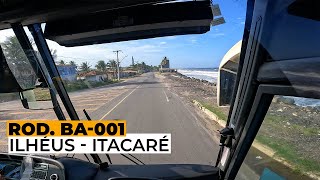 Gontijo  Rodovia BA001 Ilhéus Itacaré Ônibus de São Paulo para Valença Bahia via Itacaré EP18 [upl. by Dyraj25]