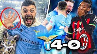 🦉 GUFATA CLAMOROSA LAZIO 40 MILAN allo STADIO OLIMPICO [upl. by Teuton]