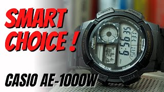 Casio AE1000W Complete Review Smart Choice  AE 1000W AE1000W AE1000W1AVDF [upl. by Oiram]