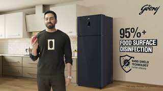 Nano Shield Technology  Godrej Eon Frost Free Refrigerators [upl. by Silas]