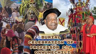 BURIAL OF LEGEND PROF CYRIL AGODI ONWUMECHILI [upl. by Enelym]