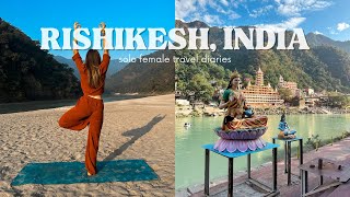 TRAVEL RISHIKESH WITH ME  SOLO FEMALE INDIA TRAVEL DIARIES PT 1 [upl. by Reham]