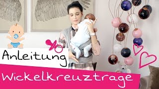 Babytragetuch  So binde ich es  Warum ich ein Tragetuch und keinen Kinderwagen benutze [upl. by Kiersten]