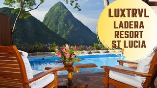 Petite Piton Suite with Plunge Pool Sea View at Ladera Resort in St Lucia [upl. by Vickie]